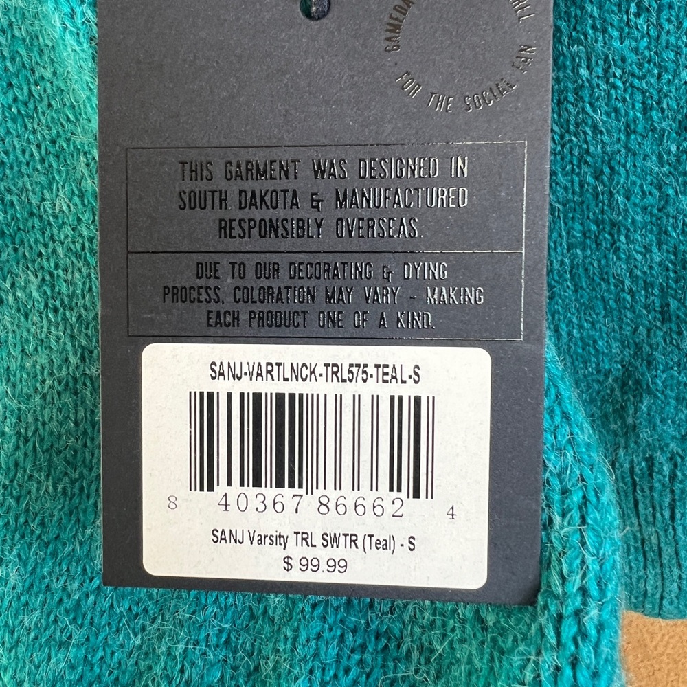 San Jose Varsity SHARKS Sweater by Gameday Social - Picture 4 of 11